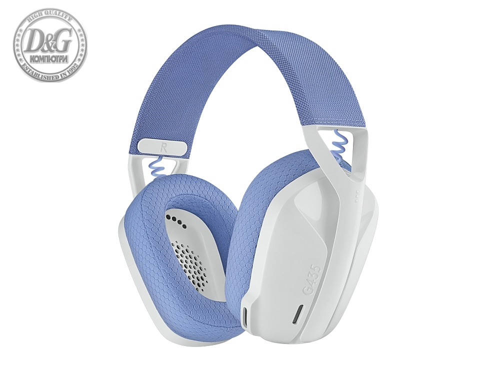 Logitech G435 LIGHTSPEED Wireless Gaming Headset - WHITE - EMEA