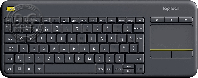 Wireless Keyboard Logitech Touch K400 Plus, Black