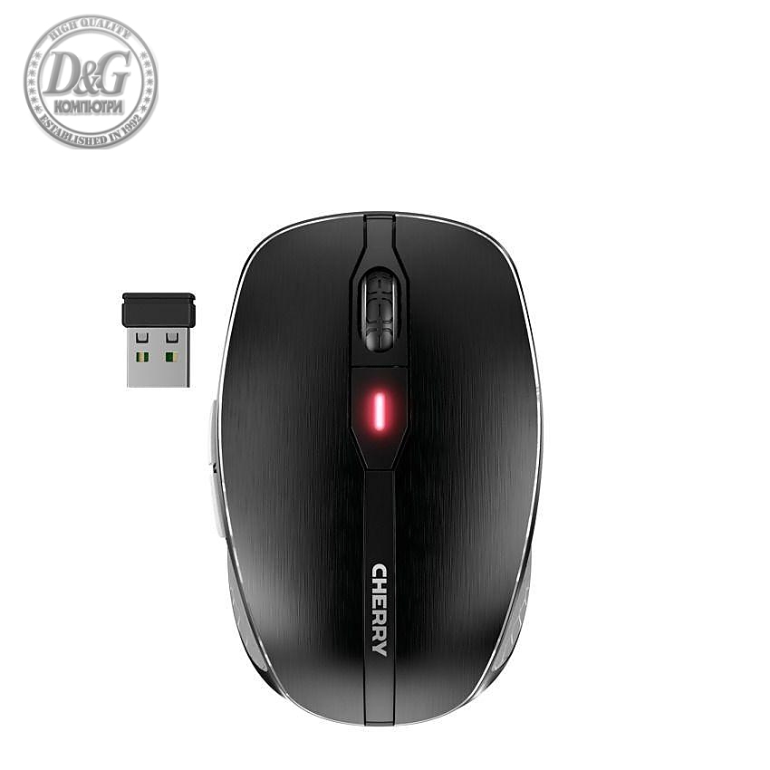 Безжична мишка CHERRY MW 8C ADVANCED, USB, Bluetooth/2.4Ghz, Черна
