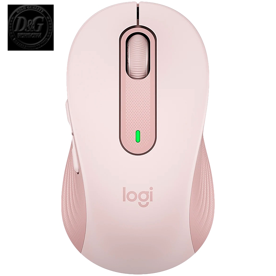 LOGITECH Signature M650 L Wireless Mouse - ROSE - BT - EMEA - M650 L