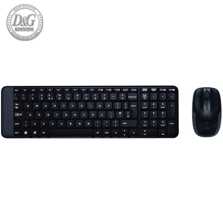 LOGITECH Wireless Desktop MK220 - EER - US International