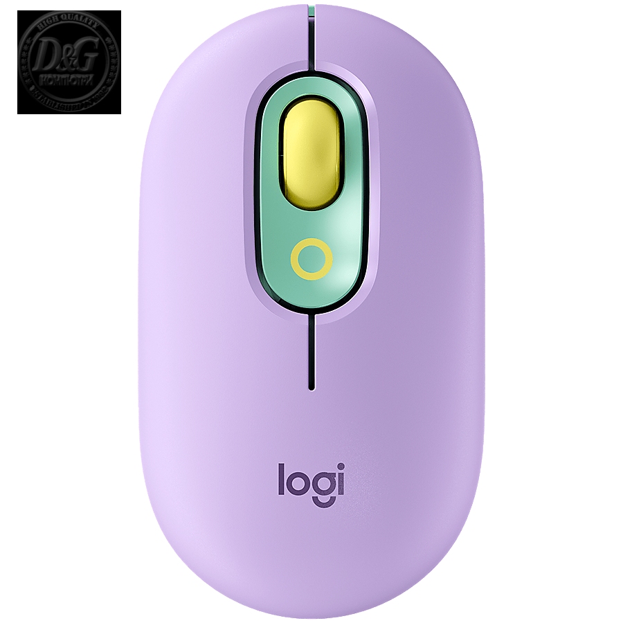 LOGITECH POP Mouse with emoji - DAYDREAM_MINT - 2.4GHZ/BT - EMEA - CLOSE BOX