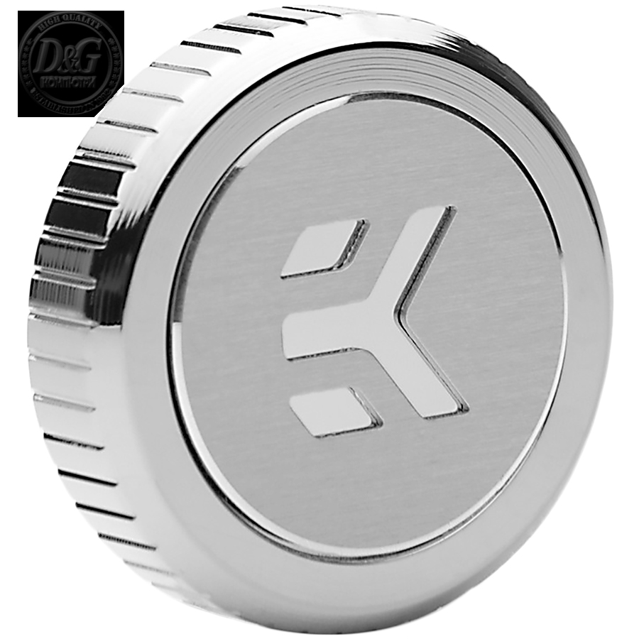 EK-Quantum Torque Plug w/Badge - Nickel