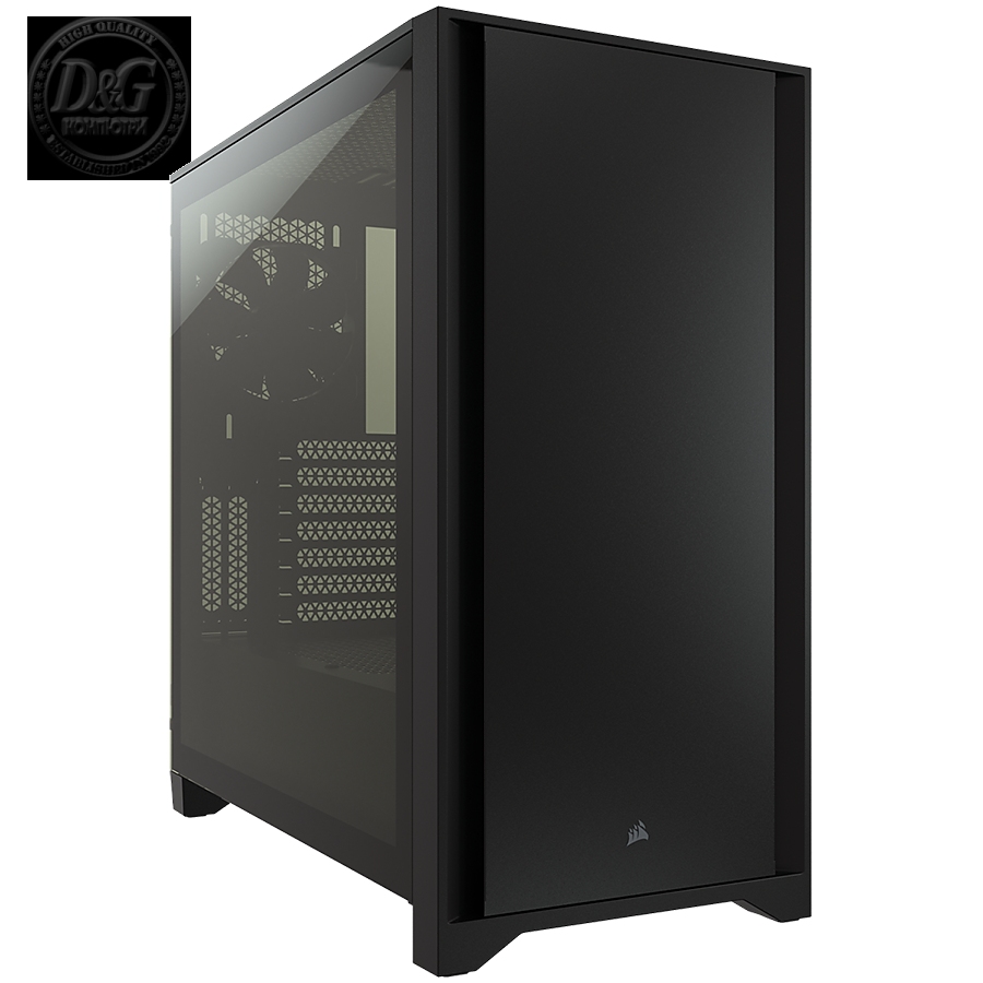 CORSAIR 4000D Tempered Glass Mid-Tower ATX Case ” Black