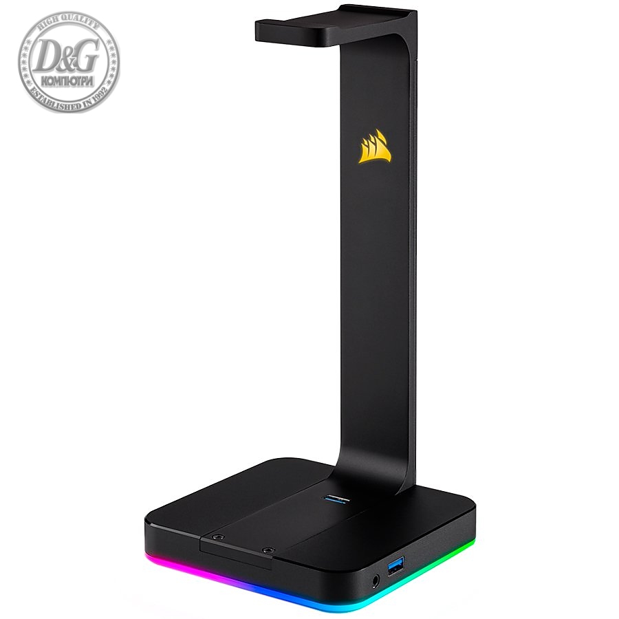 CORSAIR ST100 RGB Premium Headset Stand with 7.1 Surround Sound