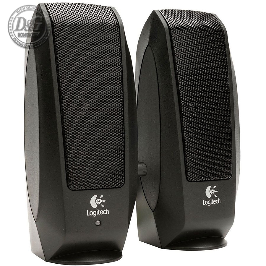 LOGITECH S120 Stereo Speakers - BLACK - 3.5 MM - B2B