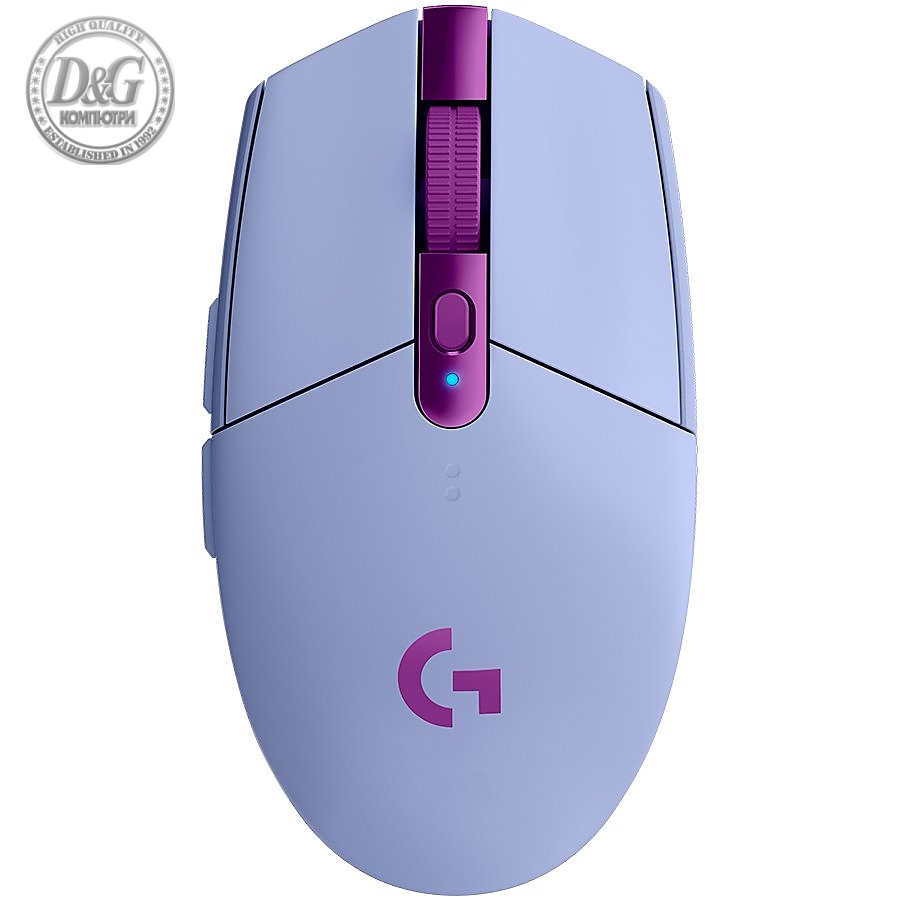 LOGITECH G305 Wireless Gaming Mouse - LIGHTSPEED - LILAC - EER2