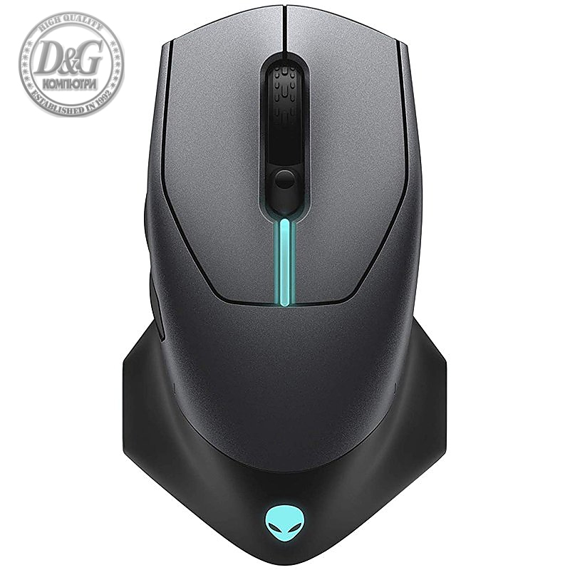 Alienware 610M Wired / Wireless Gaming Mouse - AW610M (Dark Side of the Moon)