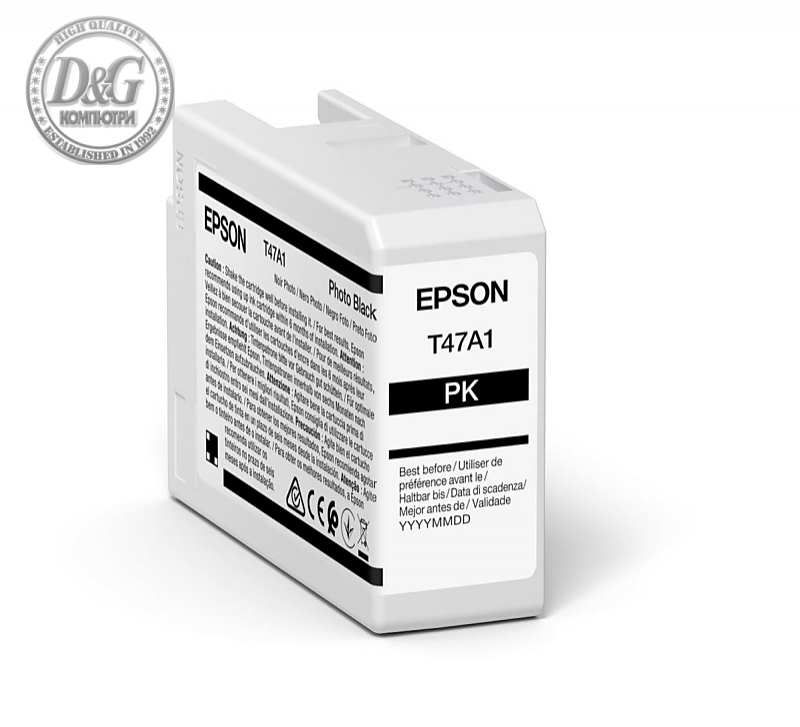 Epson Singlepack Photo Black T47A1 UltraChrome Pro 10 ink 50ml