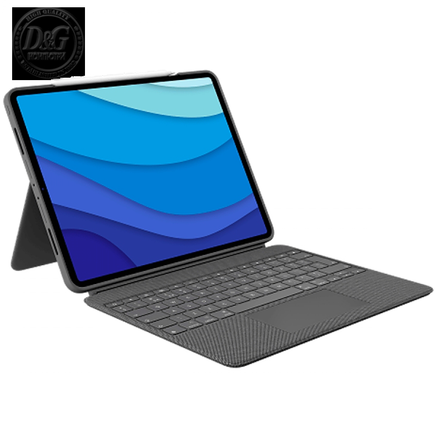 LOGITECH Combo Touch for iPad Pro 11-inch (1st, 2nd, and 3rd gen) - GREY - US INT'L