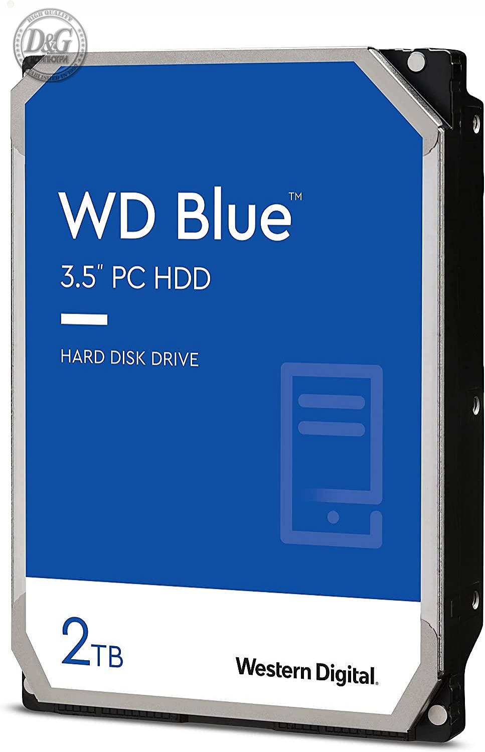 Х°рд диск WD Blue, 2TB, 7200rpm, 256MB, SATA 3