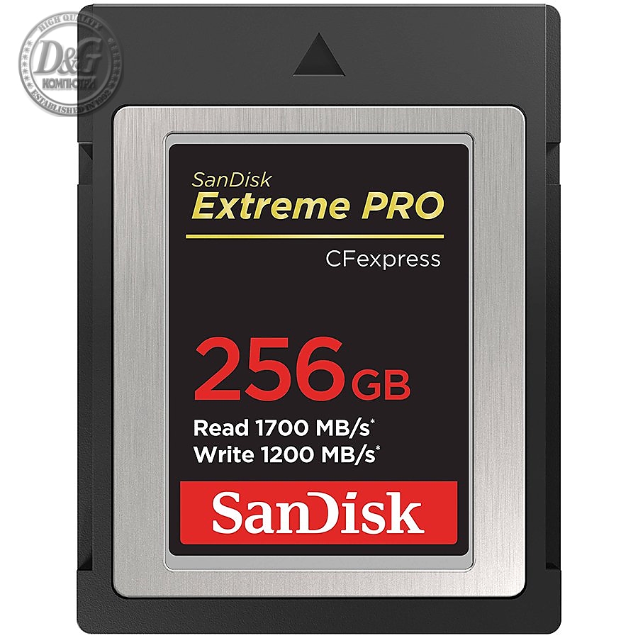 SANDISK 256GB Extreme PRO CFexpress Card Type B