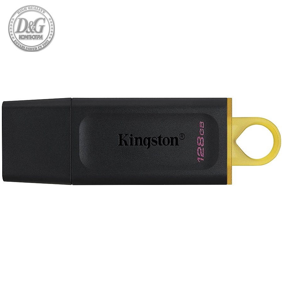 KINGSTON 128GB USB3.2 Gen1 DataTraveler Exodia (Black + Yellow)