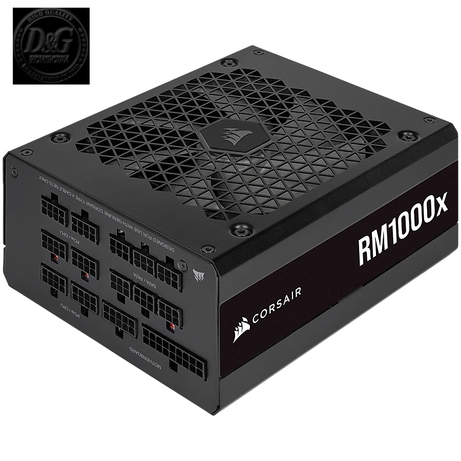 Corsair RMx Series (2021), RM1000x, 1000 Watt, GOLD, Fully Modular Power Supply, EU Version
