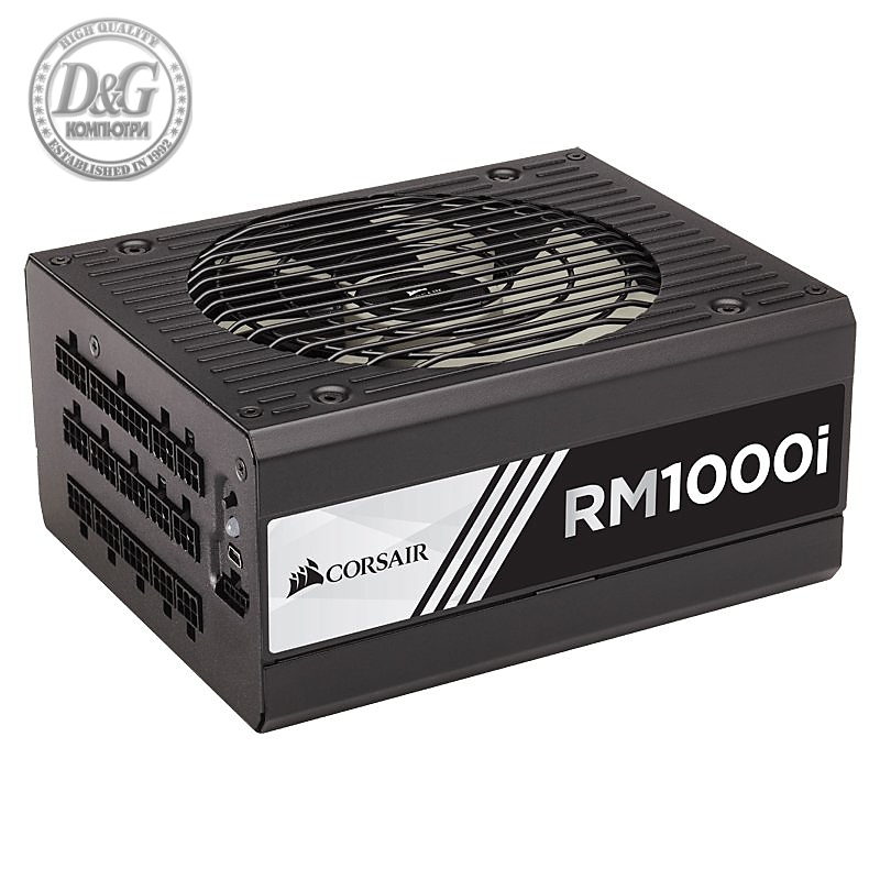 Corsair Power Supply RM1000i, 1000W, EU Version, Enthusiast Gold Series