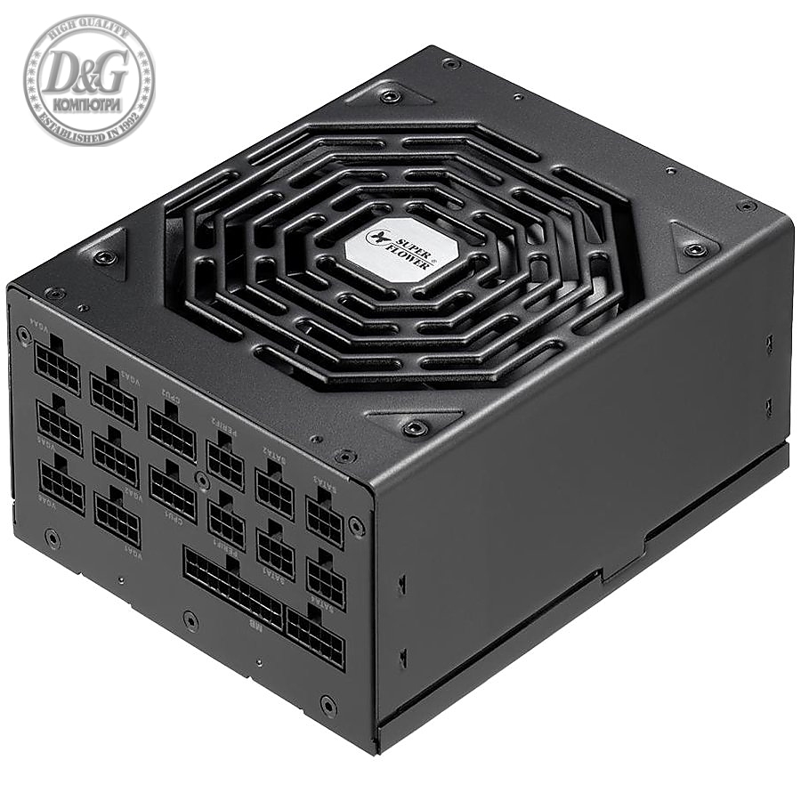 Super Flower Leadex Platinum SE 1200W 80 Plus Platinum, Fully Modular, 140mm Dual Ball Bearing Silent Fan, 5 year warranty