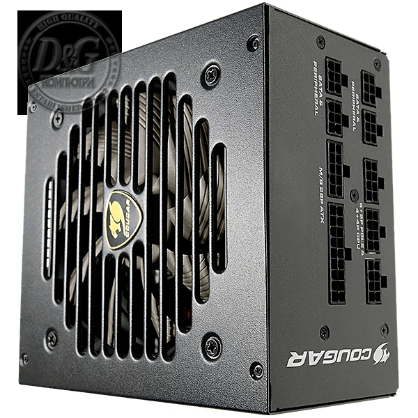 COUGAR GEX 850, 850W, 80 Plus Gold, Fully Modular Power Supply Unit, Strong Safeguards : OCP, OPP, OVP, UVP, SCP & OTP, Over Temperature Protection, COUGAR HDB Fan, Ultra-stable Voltage Outputs, Superior fan Curve Tuning, Dimensions: 160x150x86 (mm)
