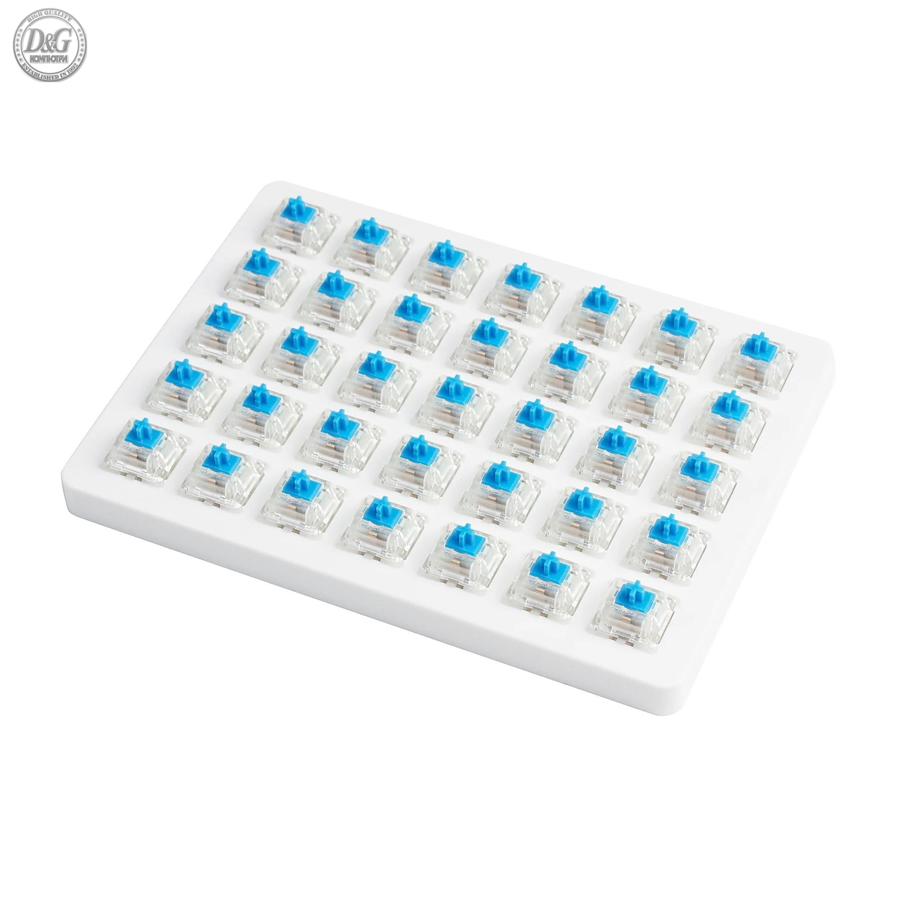 Суи‡овµ ·° мµ…°ни‡н° к»°ви°‚ур° Keychron Gateron Cap Blue Switch Set 35 ±роя