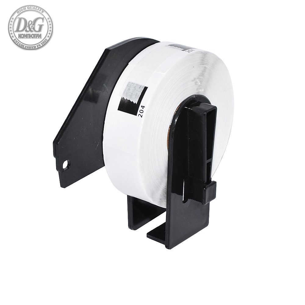 Makki съвместими етикети Brother DK-11204 - Multi Purpose Labels, 17mmx54mm, 400 labels per roll, Black on White - MK-DK-11204