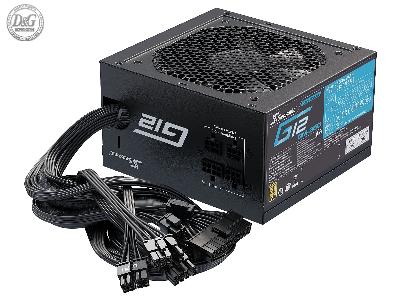 Seasonic Захранване PSU 850W Gold - G12 GM-850