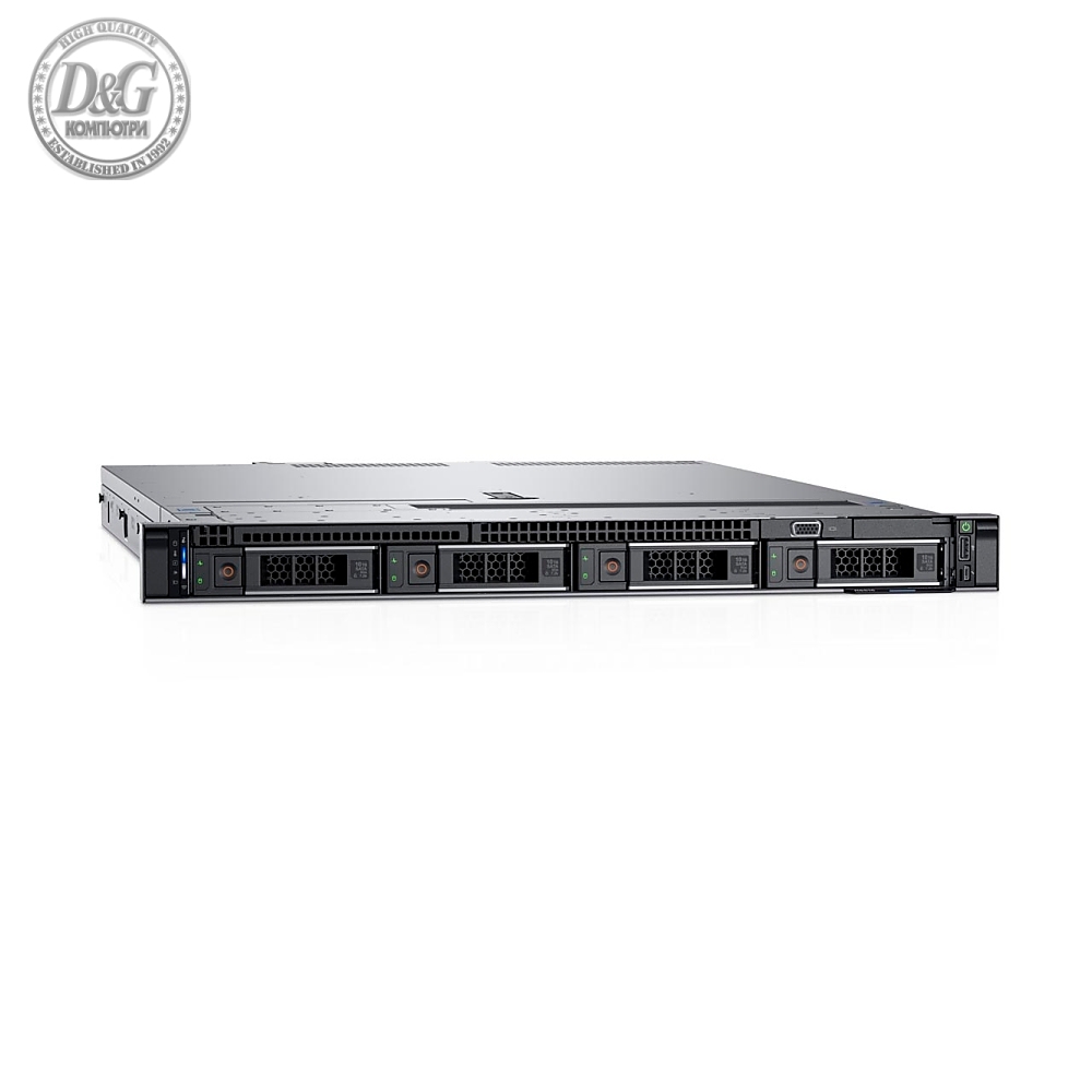 Dell PowerEdge R6515, Chassis 4x 3.5" HotPlug, AMD EPYC 7302P (3GHz, 16C/32T, 128MB, 155W), RAM 32GB 2x16GB RDIMM 3200MT/s, PERC H330 RAID, 1x 480GB SATA SSD Read Intensive, Rails, BCM5720, Single PSU 550W, 36M Basic Next Business Day