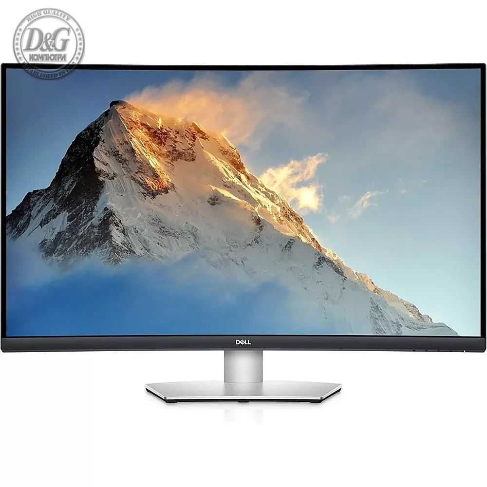 Dell S3221QSA, 32" Curved 4K AG, VA, 4ms, 3000:1, 300 cd/m2, UHD (3840x2160),  AMD Radeon FreeSync, 99% sRGB, HDMI, DP, USB 3.0 hub, Speakers 2 x 5W, ComfortView, Audio Line-out, PBP, PIP, Height Adjustable, Tilt, Black