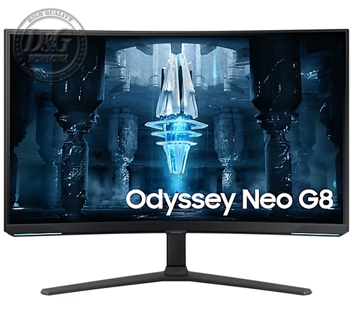 Samsung LS32BG850N 32" Odyssey Neo G8,Curved VA, 240Hz, 1 ms, 3840x2160, DP, 2xHDMI, USB Hub, White