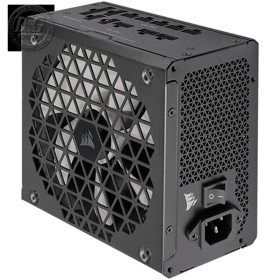 Corsair RMx Shift Series, RM850x, 850 Watt, 80 PLUS GOLD Certified, Fully Modular Power Supply, EAN:0840006653745