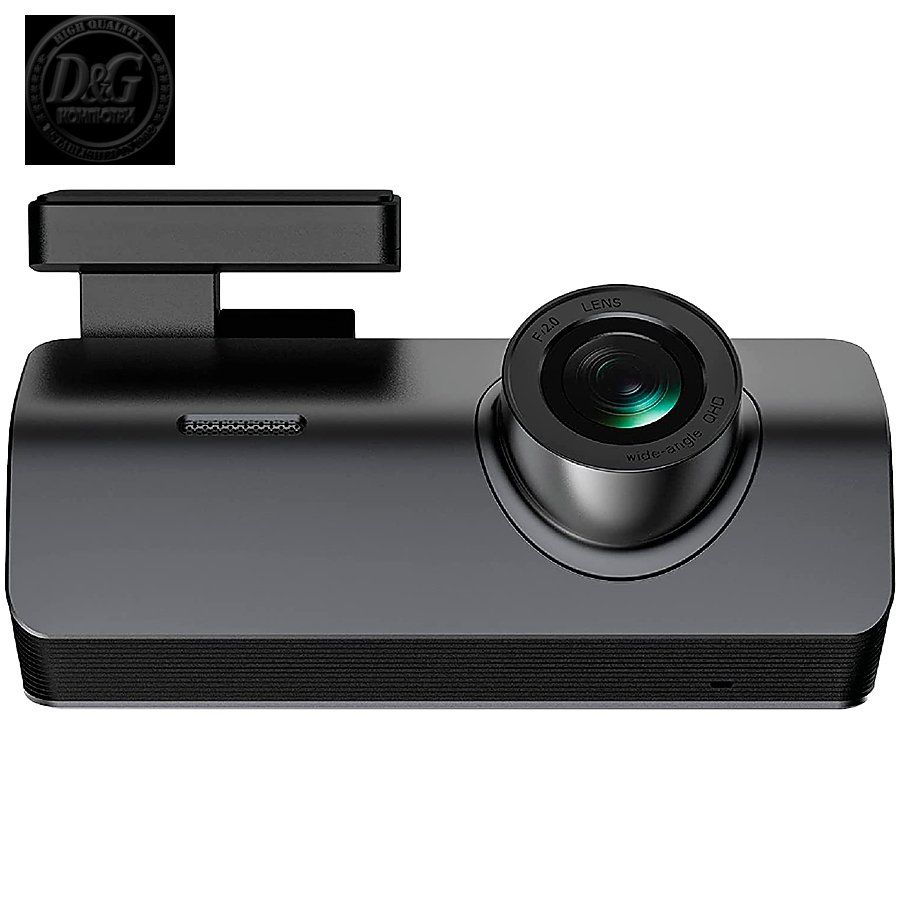 Hikvision FHD Dashcam K2, COMS, 30 fps@1080P, H265, FOV 102°, micro SD up to 128GB, built-in MIC and speaker, Wi-Fi, G-sensor, mini USB, 3.8m cable.