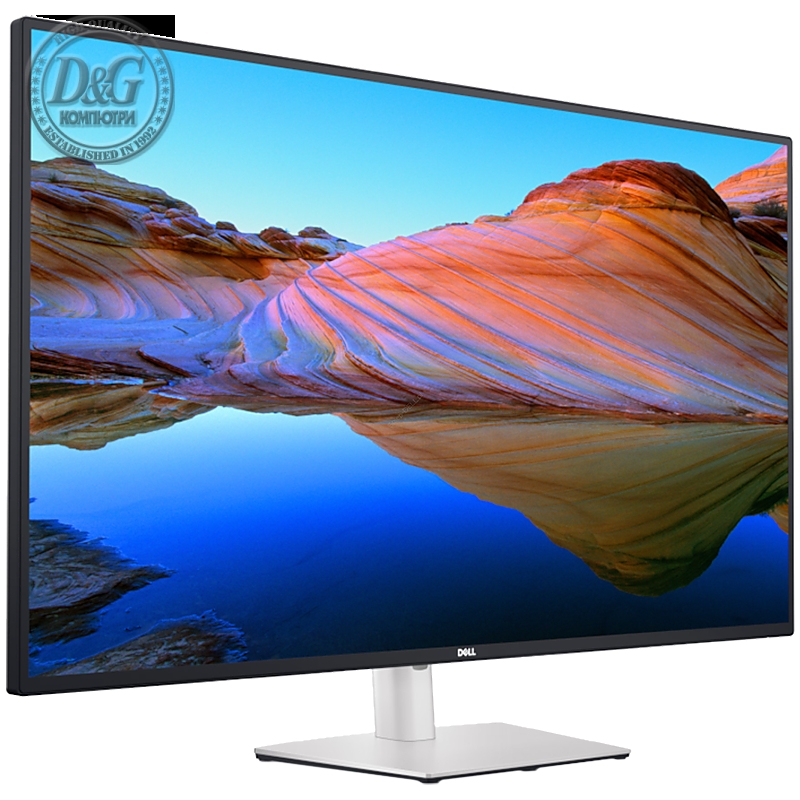 Dell Monitor LED U4323QE, 43" 4K 3840x2160 60Hz AG, 16:9, 350cd/m2, 1000:1, 178Вє/178Вє, 5ms GtG, Mercury Free, ComfortView Plus, 2x HDMI, 2xDP, USB-C 3.2 Gen 2, LAN, Height, Pivot, Swivel, Tilt, 3y