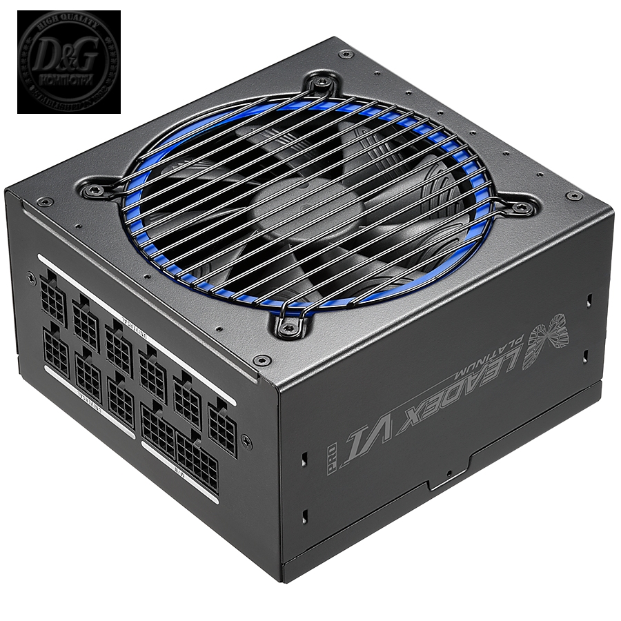 Super Flower Leadex VI Platinum Pro 850W, 80 Plus Platinum, Fully Modular, 12VHPWR Cable included, Compact 150mm Size, 120mm F.D.B PWM Fan, 5 year warranty