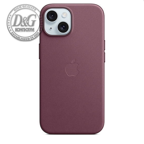 Apple iPhone 15 FineWoven Case with MagSafe - Mulberry