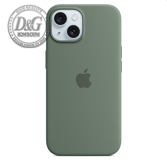 Apple iPhone 15 Silicone Case with MagSafe - Cypress