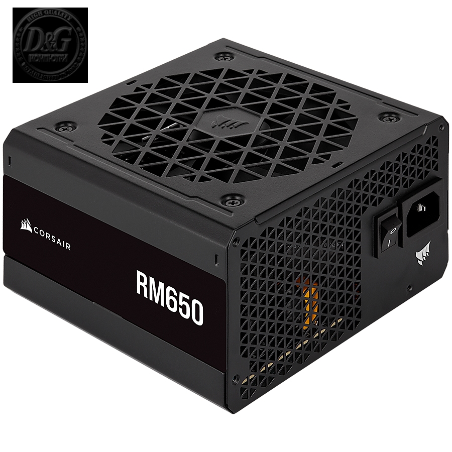 Corsair RM Series™ RM650 — 650 Watt 80 PLUS Gold Fully Modular ATX Power Supply, EU Version