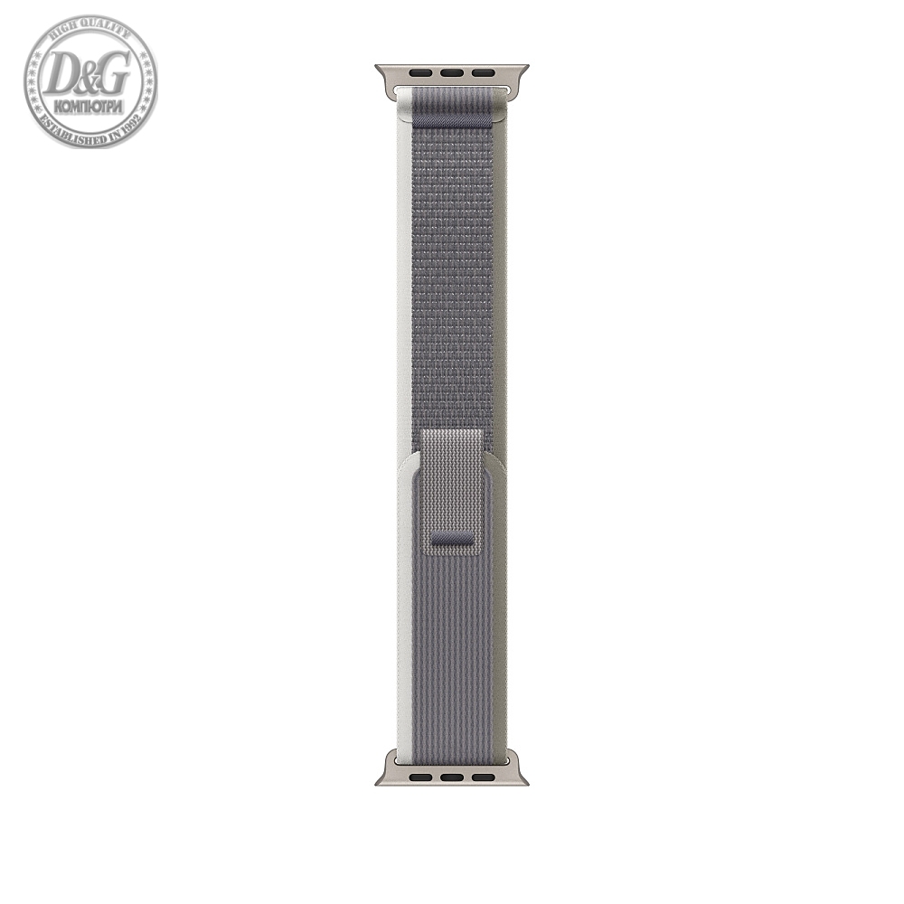 Apple 49mm Green/Gray Trail Loop - S/M