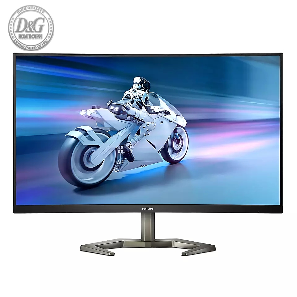 Philips Evnia 32M1C5200W, 31.5", Curved 1500R, VA, WLED, 1920x1080@240Hz, 1ms GtG, 0.5ms MPRT, 300cd m/2, 3000:1, Mega Infinity DCR, Adaptive Sync, FlickerFree, Low Blue Mode, Tilt, Height Adjust, Swivel, 2xHDMI, DP