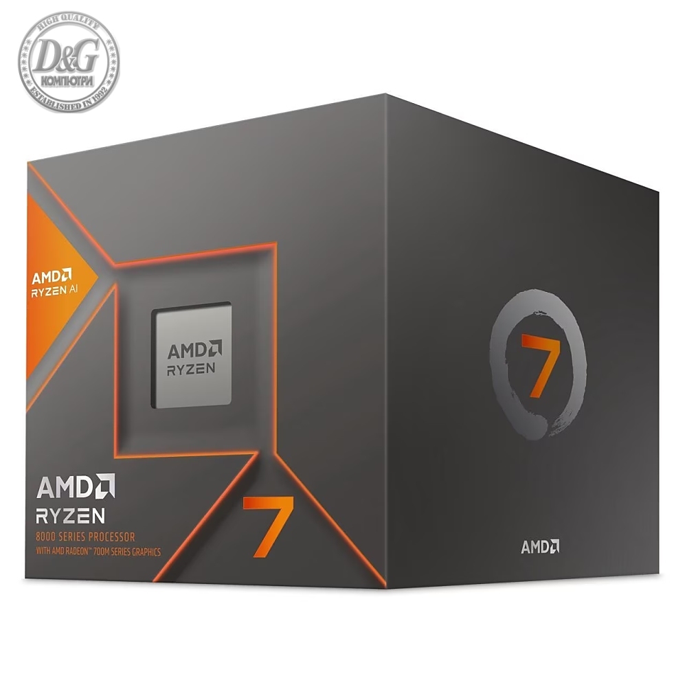 AMD Ryzen 7 8700G 8C/16T (4.2GHz / 5.1GHz Boost, 24MB, 65W, AM5)
