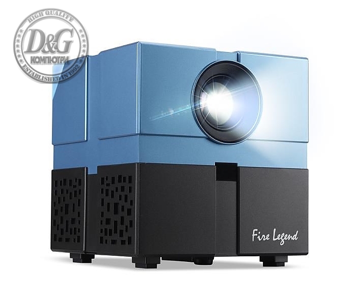 AOPEN QH12a (powered by Acer), portable, LCD, 720p (1280x720), 5500 LED Lm (135 ANSI), 1 000:1, HDMI, USB (Type A,), AV (Composite+Audio R/L), WiFi, Audio out, DC Out (5V/0.5A), 2x3W Speaker, Bluetooth Wireless Audio, 0.95Kg, 2Y warranty