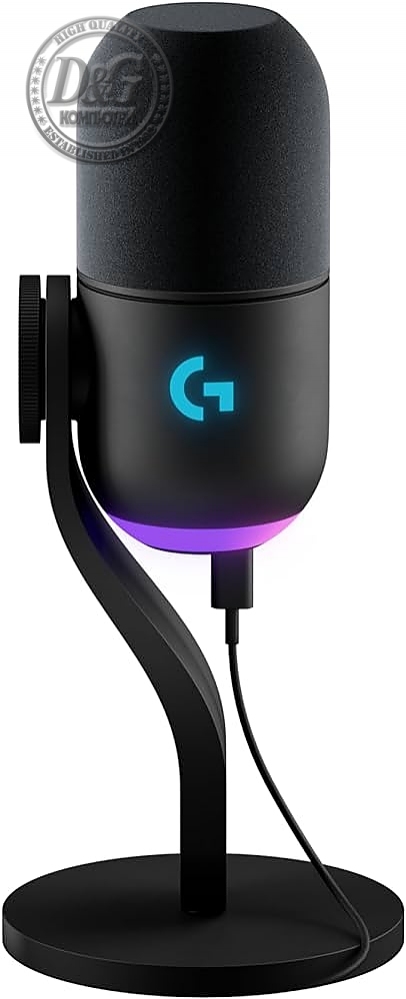 Logitech Yeti GX Dynamic RGB Gaming Mic with LIGHTSYNC - BLACK - USB - N/A - EMEA28-935