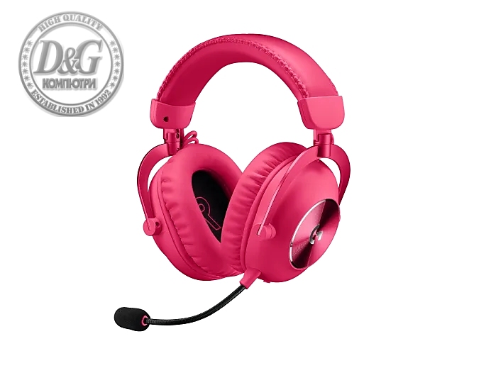Logitech Headset - PRO X 2 LIGHTSPEED Wireless Gaming Headset - MAGENTA - 2.4GHZ - N/A - EMEA28-935