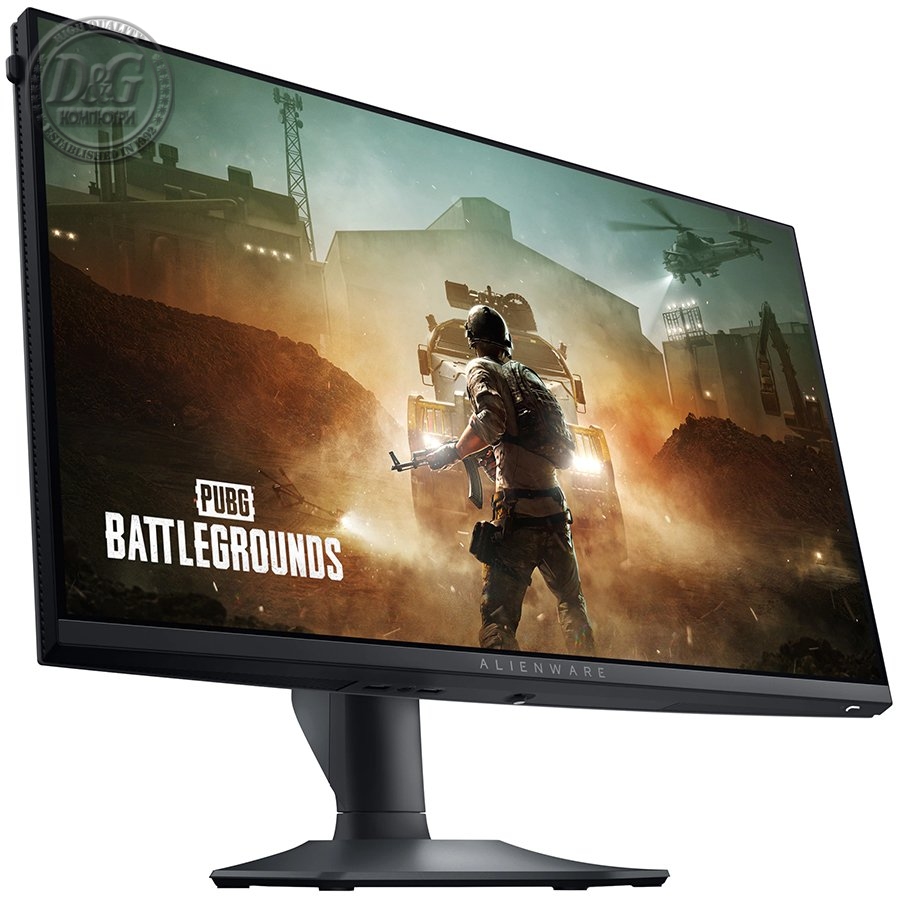 Alienware 25 AW2523HF Gaming Monitor, 24.5" FHD (1920x1080) 360Hz AG ComfortView,  16:9, 400cd/m2, 1000:1, 178Вє/178Вє, 1ms/0.5ms, 2xHDMI, 1xDP, USB 3.2 Gen 1, Height, Pivot, Swivel, Tilt, 3Y