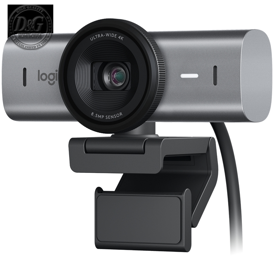 LOGITECH MX Brio 4K Ultra HD Webcam - GRAPHITE - 2.4GHZ - EMEA28-935 - B2C