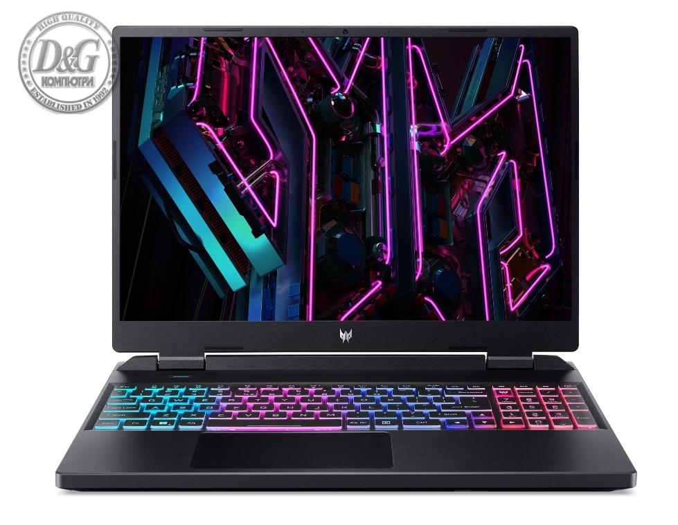 Acer Predator Neo 16, PHN16-71-983Y, Intel Core i9-13900HX (up to 5.40GHz, 36MB), 16" WQXGA IPS SlimBezel 165Hz, 16GB DDR5 5600MHz, 1024GB PCIe SSD, GeForce RTX 4060 8GB GDDR6, Killer Wi-Fi 6AX 1650i, BT, Micro SD reader, HD cam, Backlit KB, No OS, Black
