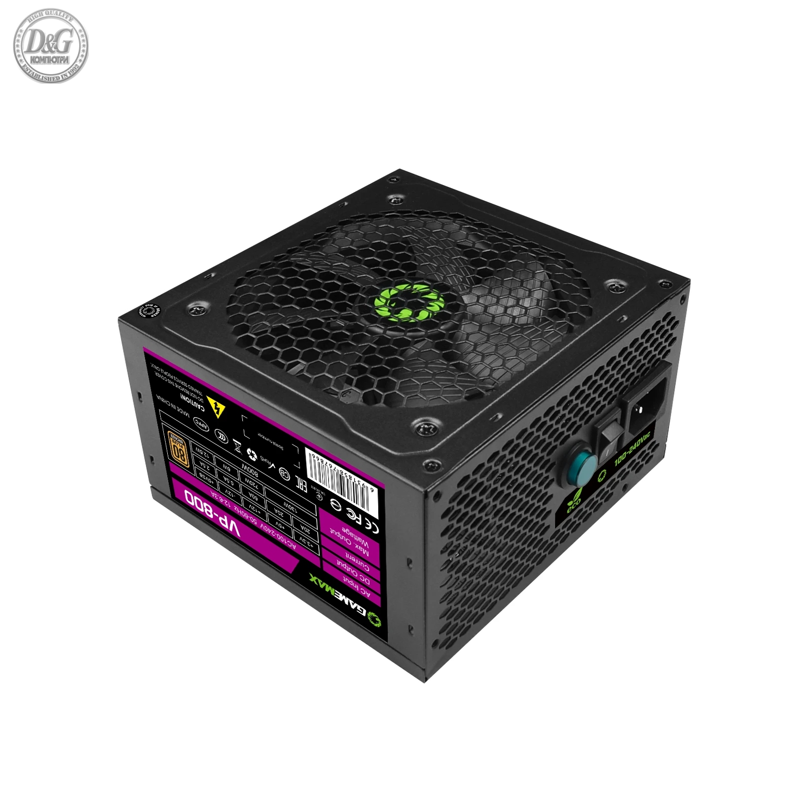 Gamemax захранване PSU 800W Bronze - VP-800