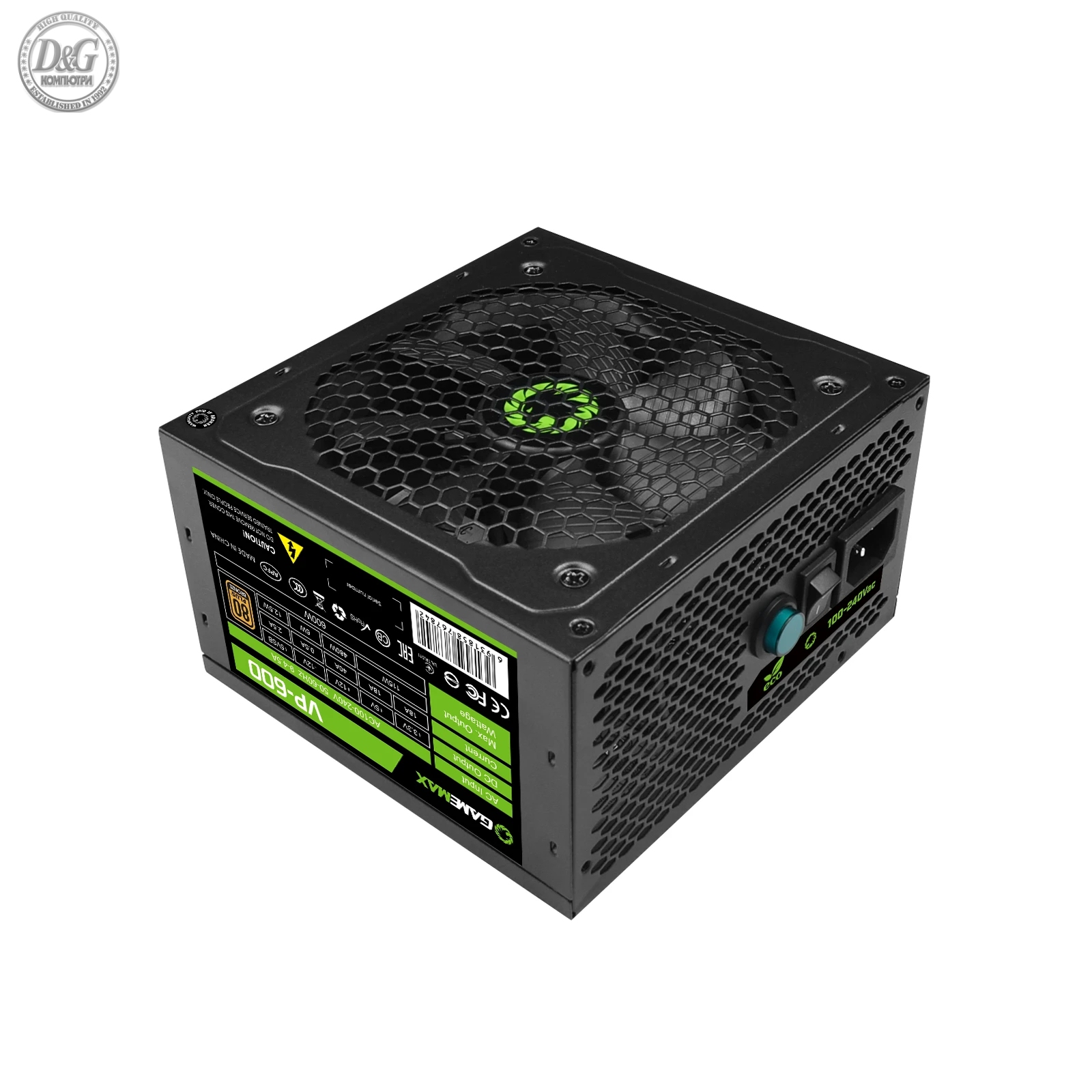 Gamemax захранване PSU 600W Bronze - VP-600