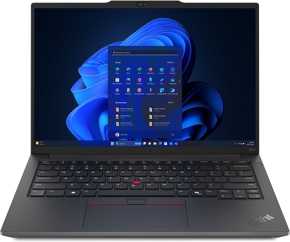 Lenovo ThinkPad E14 G6 AMD Ryzen 7 7735HS (up to 4.75GHz, 16MB L3), 16GB DDR5-4800, 512GB SSD, 14" WUXGA (1920x1200) IPS AG, AMD Radeon 680M Graphics, FHD&IR Cam, Backlit KB, WLAN, BT, 3 cell, FPR, DOS, 3Y Onsite