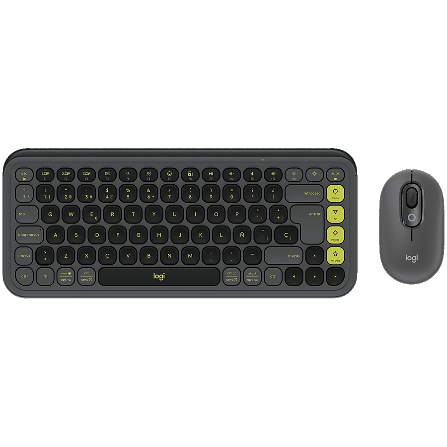 LOGITECH POP ICON COMBO - GRAPHITE - US INT'L - BT  - INTNL-973