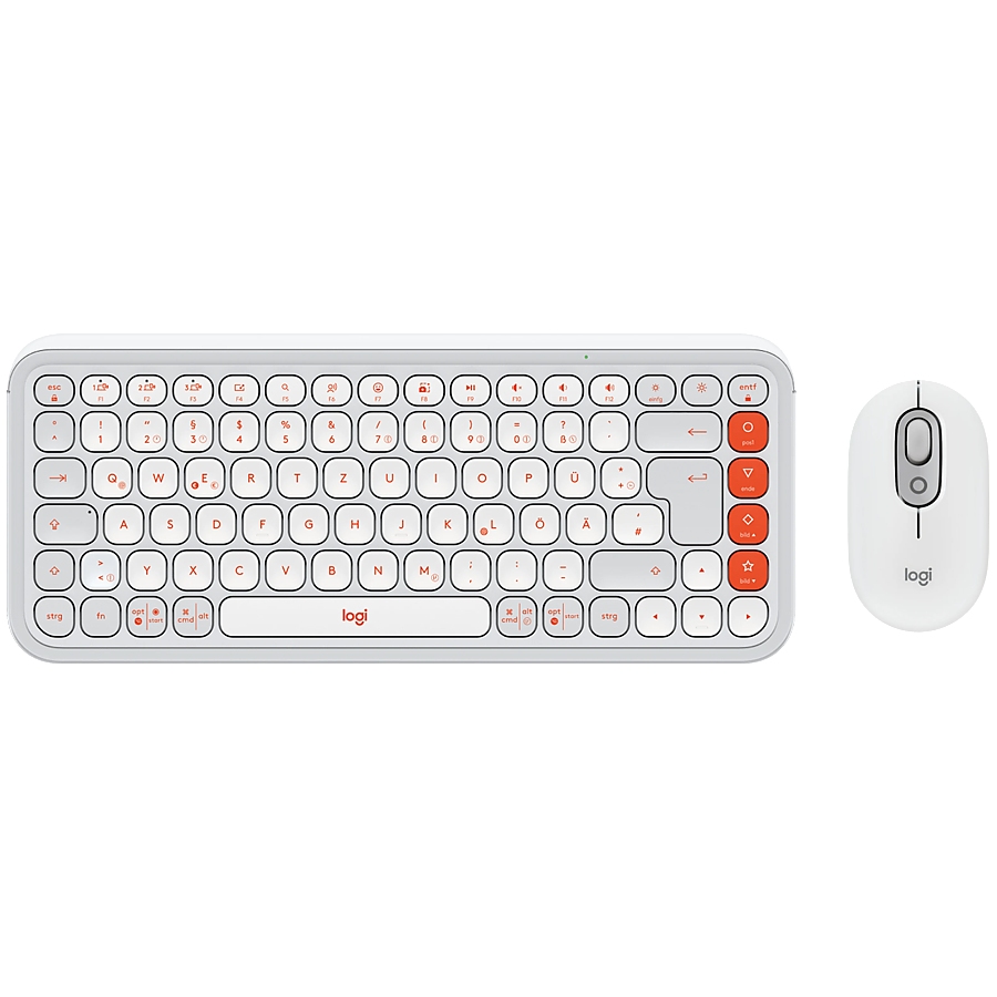 LOGITECH POP ICON COMBO - OFF WHITE - US INT'L - BT  - INTNL-973