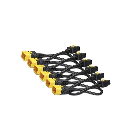 APC Power Cord Kit (6 ea), Locking, C19 to C20, 0.6m