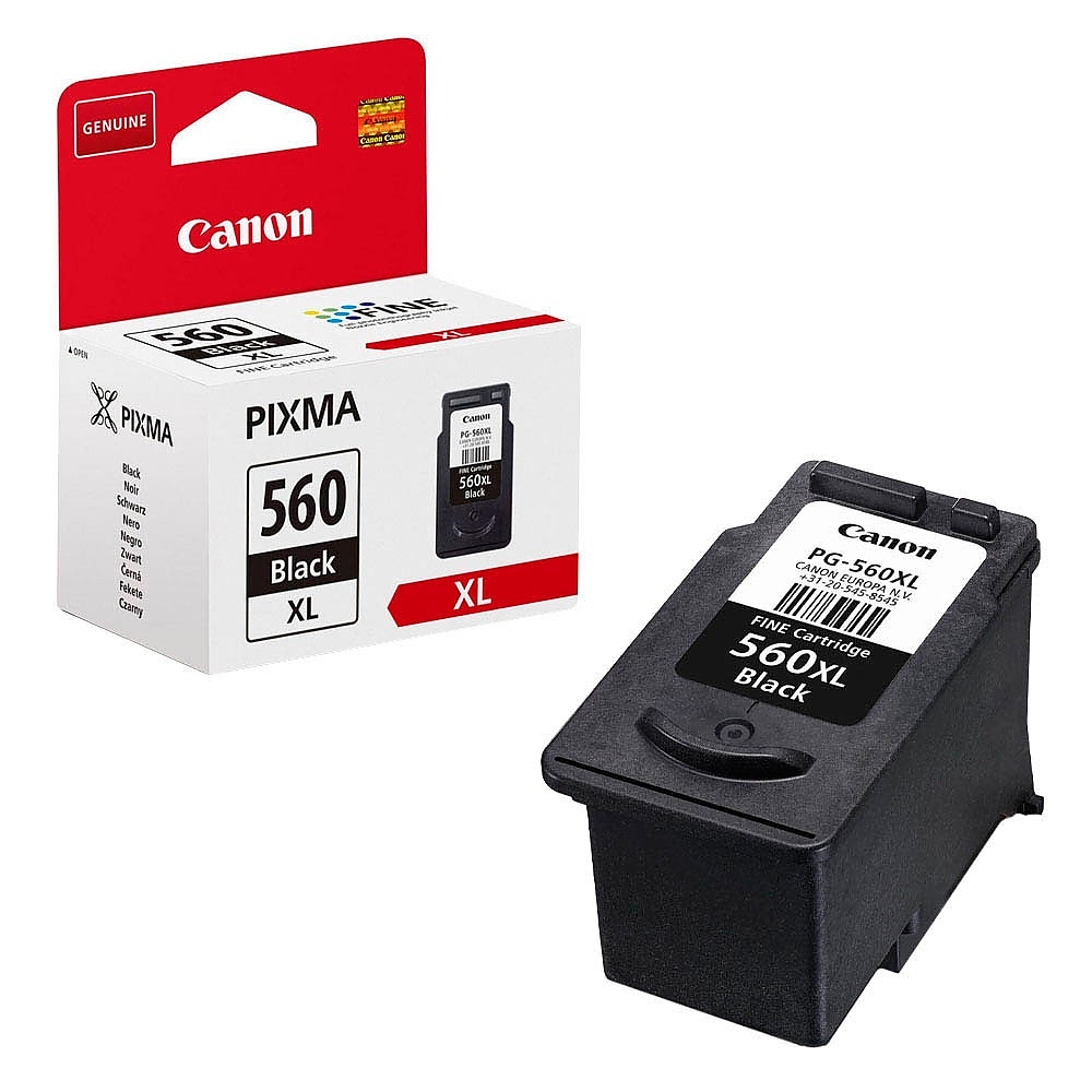 Canon PG-560XL BK + Canon Photo Paper Variety Pack A4 & 10 x 15cm (VP-101)